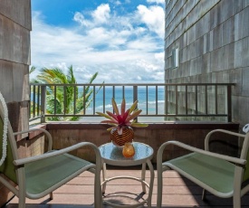 Sealodge G8-oceanfront views and top floor privacy, pool, near secluded beach.