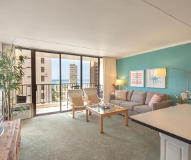 Modern 12th Floor Waikiki Banyan Condo with Partial Ocean Views